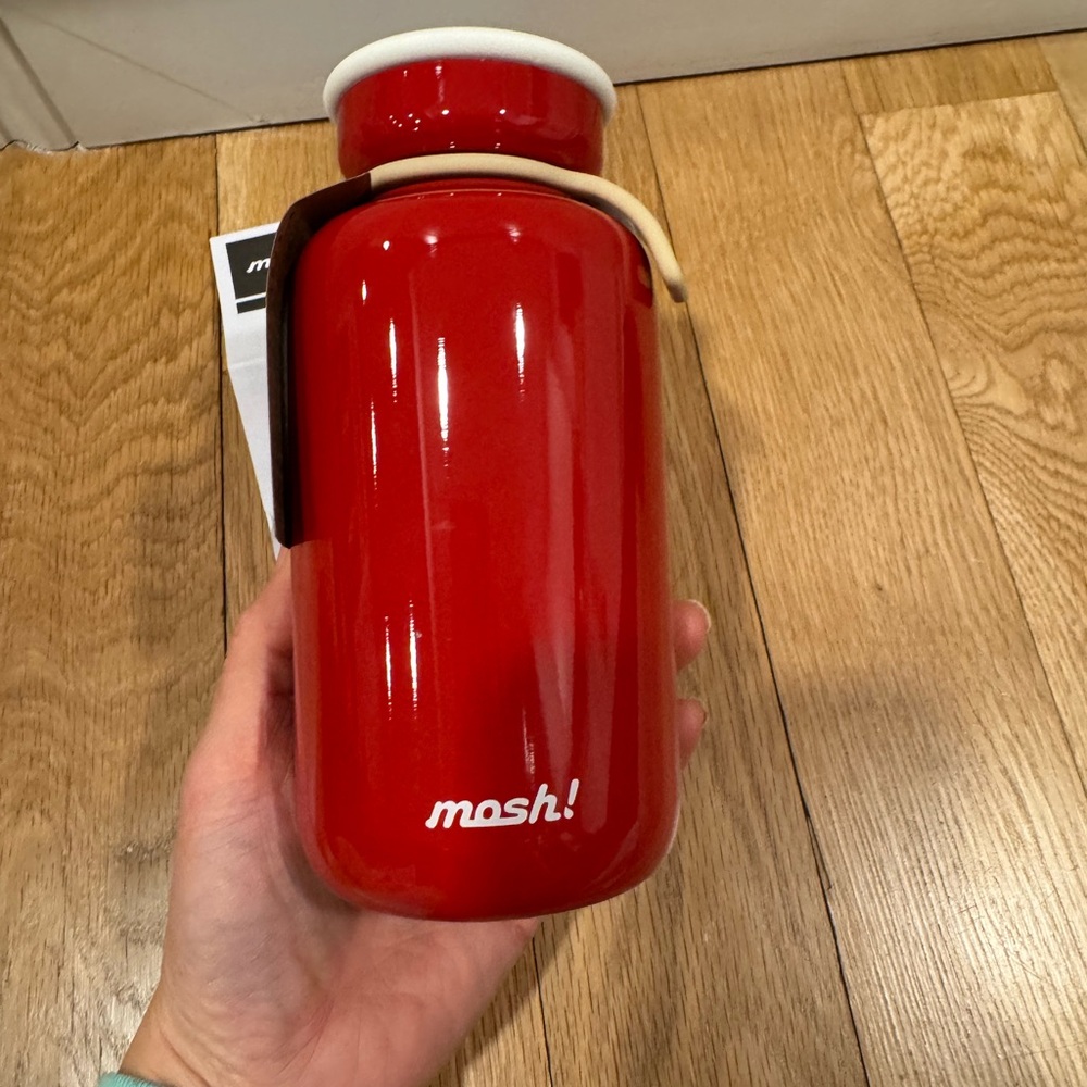 mosh! Latte SS Bottle 450ml｜DS-DMLB450 Red